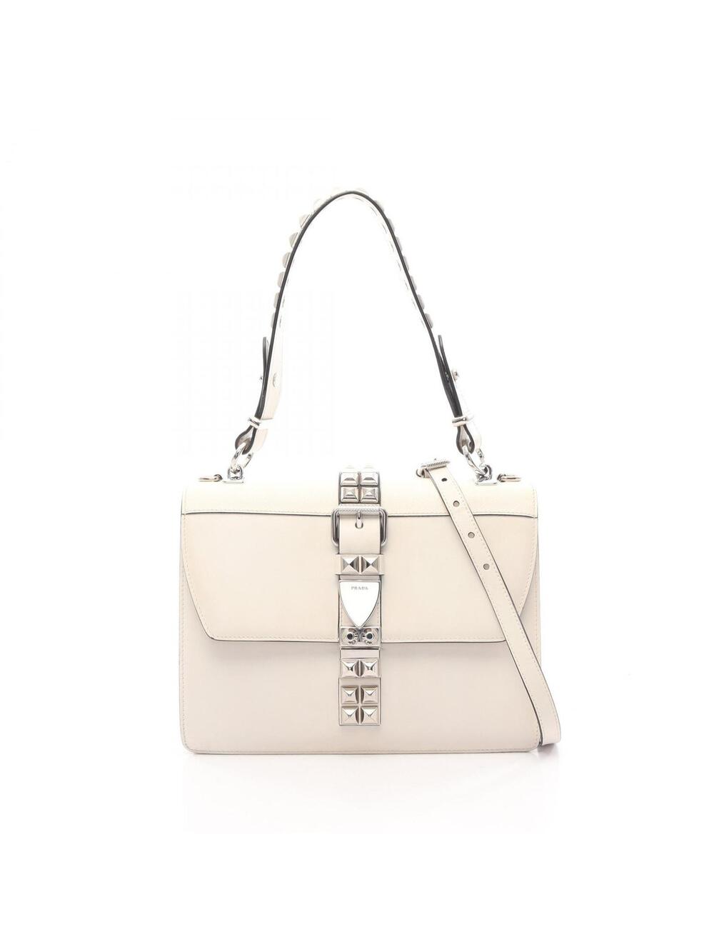Prada Electra City Calf Saffi Studded #346476P57B
